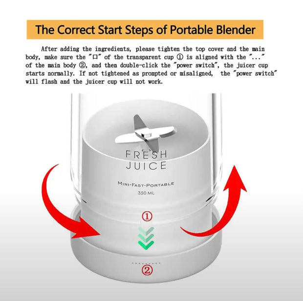 Portable Mini Juicer by Diviera